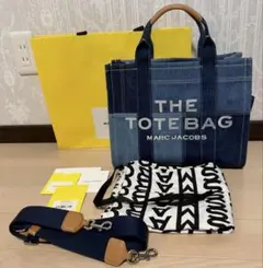 MARC JACOBS マークジェイコブス デニム トートバッグ　ミディアムのサムネイル