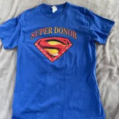 古着 ギルダン GILDAN ホンジュラス製 Tシャツ 青 M スーパーマン