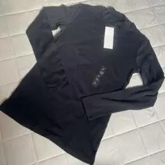 UNIQLO ブラック 長袖 Tシャツ M
