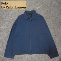 Polo by Ralph Lauren 三角タグ　スイングトップ 80s 青