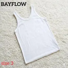 BAYFLOW タンクトップ ホワイト サイズ3のサムネイル