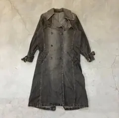 00'svintage　デニムロングコート　売り尽くしSALEのサムネイル