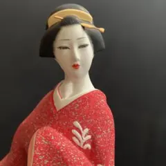 博多人形 美人座姿 仕舞 末九郎(井原末九郎) 作 - メルカリ