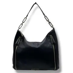 Michael Kors マチルダ ブラック スムースレザー ショルダーバッグ