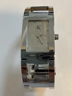 Calvin Klein シルバー スクエア型 腕時計