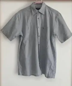BURBERRY LONDON半袖シャツ グレー Lサイズ