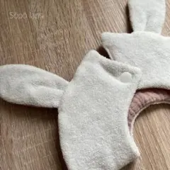 ハンドメイド♡うさぎ耳スタイ お名前刺繍 出産祝い 動物スタイ ラッピング