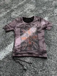semanticDesign ユニオンジャック ボーダーtシャツ