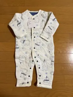 【新品未使用】ベビー クマ柄 ロンパース 80サイズ