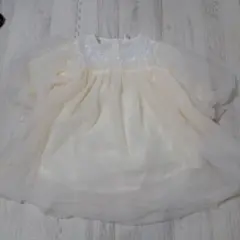 565 ベビードレス フリル袖　amuhou ワンピース　バースデードレス