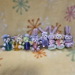 ステラルー　クッキーアン　ジェラトーニ　オルメル　ぬいぐるみストラップ　８体 ステラルー クッキーアン ジェラトーニ オルメル ぬいぐるみストラップ