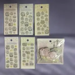 ちいかわ Baby ミニミニぷっくりシール全種 おしりもっちりフレークシール