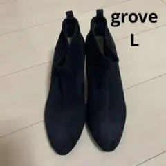 grove 黒 スエード ブーティ ブーツ