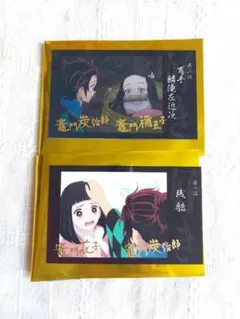 鬼滅の刃 立志編「好き」缶バッジA チェキ風ブロマイドA 竈門禰豆子 2