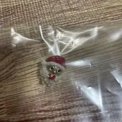 サンタ フクロウ ピンバッチ 約2cm