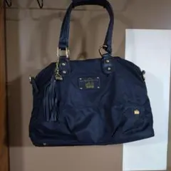 LA BAGAGERIE ブラックショルダーバッグ とても美品