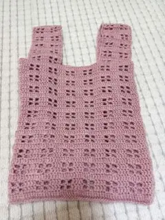 かぎ編みバッグ 毛糸 モチーフ ミニバッグ カバン ハンドメイド 編み物