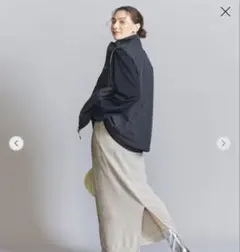 ユナイテッドアローズ　ベロアプリーツ バックスリットスカート―ウォッシャブル―