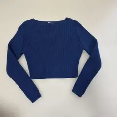 FRAY I.D ネイビー 長袖セーター F