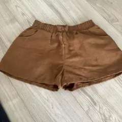 女の子♡スエード風ハーフパンツ 110サイズ