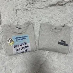 リトルウィークエンド　半袖　Tシャツ　ノースリーブ　90 100 しまむら