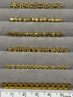 ロンデルセット⑥ 素材 : 合金　新品未使用　ゴールド