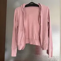 UNIQLO ピンク フード付きパーカー
