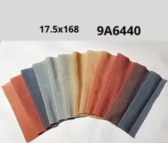 9A-6440着物はぎれ　和柄　和布　正絹 グラデーション17.5x168