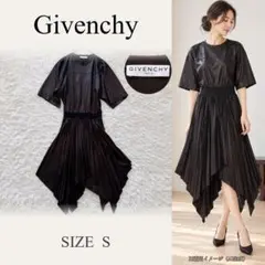 希少 GIVENCHY ジバンシー シアーフローラルレースブラウス 黒 36 