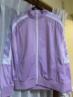 美品 Kappa カッパ トラックジャケット ジャージ スリーブロゴ パープル