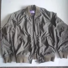 ノースフェイスパープルレーベル MA-1 フライトジャケット　美品　カーキ 2025年最新】ノースフェイスパープルレーベル ma-1の人気