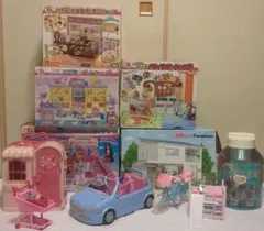 【値下げしました】リカちゃん　ショップ　ハウス　自転車　車11点まとめ売り　大量