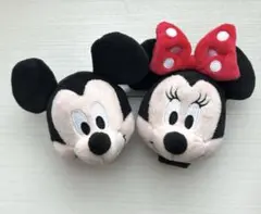 ミッキー　ミニー　ぬいぐるみパーツ　カスタマイズカチューシャ用