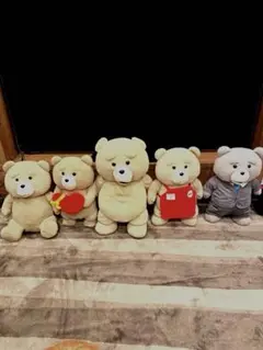 ted ted2 ぬいぐるみ　5体セット販売 メルカリ