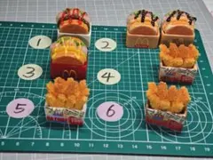 ミニチュアフードセット カラフル