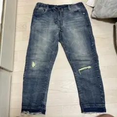 AZULダメージ加工 デニムパンツ ストレッチパンツ　Lのサムネイル