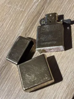 ZIPPO ライター 本体 真鍮製