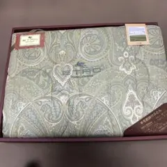 ETRO ペイズリー柄掛け布団 グリーン系