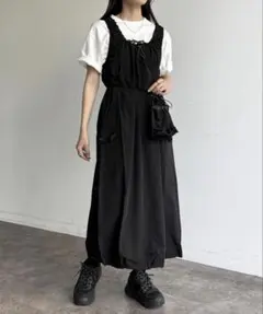 ★美品★ CPCM 【フェス2点セット】　ストレッチナイロンパッカブルワンピース