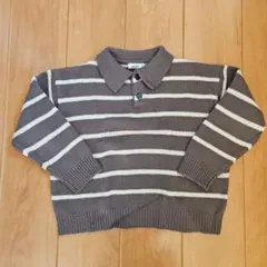 ペアマノン 襟つきニット 130cm