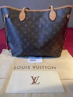 美品 ルイヴィトン モノグラム ネヴァーフルMM トートバッグ領収書ショルダー