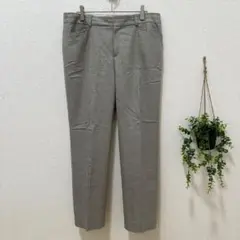 23区 パンツ グレー ウール混 MANTECO イタリア生地 44 2XL相当