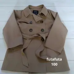 futafuta トレンチコート 100 ベージュ