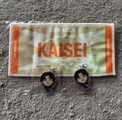 武知海青　ミニタオル　キャラアクリルチャーム　ランペ