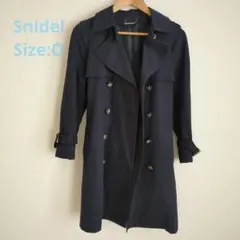 SNIDEL ネイビー トレンチコートのサムネイル