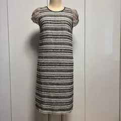 新品　PAOLA FRANI 鍵編み　お出かけ着　夏ワンピース　ミニワンピースのサムネイル