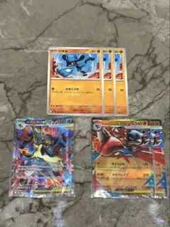 ポケモンカード メガブレイブ リオル メガルカリオex SR セット売り
