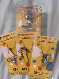 【一番くじ】トムとジェリー アクリルキーホルダー3個セットとフィギュア