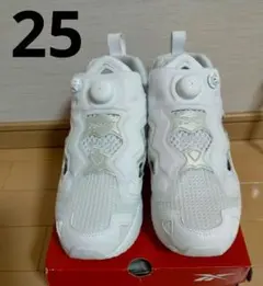 リーボック インスタポンプ フューリー ホワイト 白 25