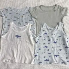 ベビー肌着　半袖　タンクトップ　80cm